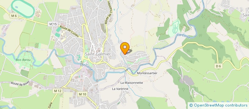 localisation de l'entreprise MONSIEUR FREDERIC CHAFFANGEON  SAINT-GALMIER