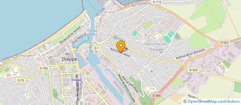 localisation de l'entreprise MONSIEUR FREDERIC CHAILLOU à DIEPPE