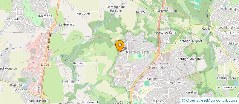 localisation de l'entreprise MONSIEUR FREDERIC CHAIX à VANNES