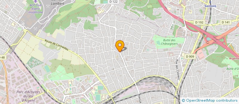 localisation de l'entreprise MONSIEUR FREDERIC CHALET à ARGENTEUIL