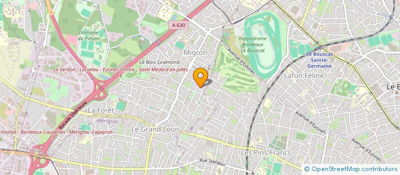 localisation de l'entreprise MONSIEUR FREDERIC CHALIAC  EYSINES