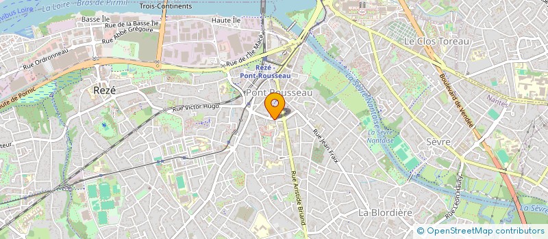 localisation de l'entreprise MONSIEUR FREDERIC CHALIGNE  REZE