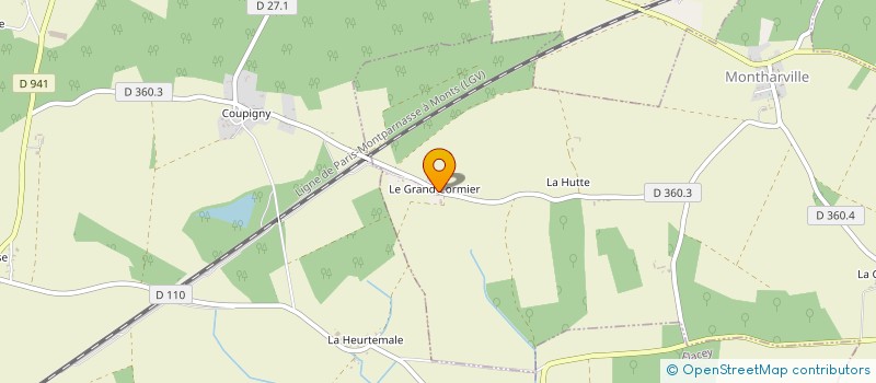 localisation de l'entreprise MONSIEUR FREDERIC CHALLIER à MONTHARVILLE