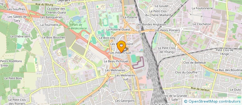 localisation de l'entreprise MONSIEUR FREDERIC CHALLINE  SARAN