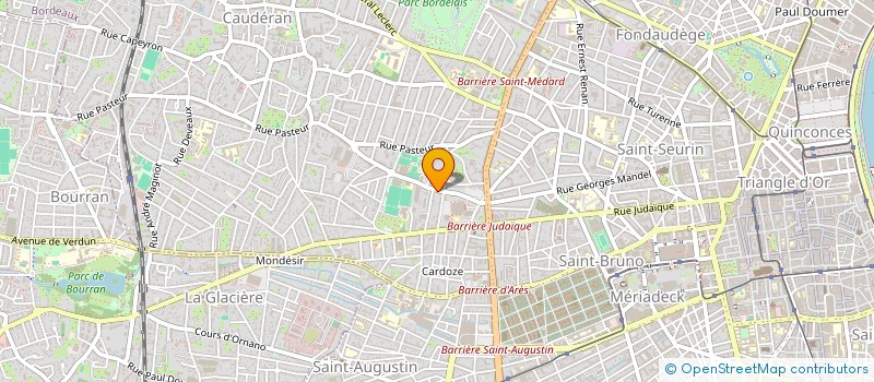 localisation de l'entreprise MONSIEUR FREDERIC CHALUS  BORDEAUX