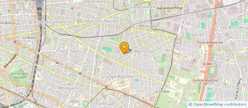 localisation de l'entreprise MONSIEUR FREDERIC CHALUT  LYON