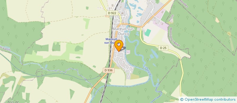 localisation de l'entreprise MONSIEUR FREDERIC CHAMAILLARD  MAREUIL-SUR-OURCQ