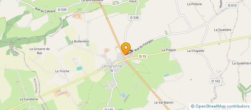 localisation de l'entreprise MONSIEUR FREDERIC CHAMBERLIN  GAVRAY-SUR-SIENNE