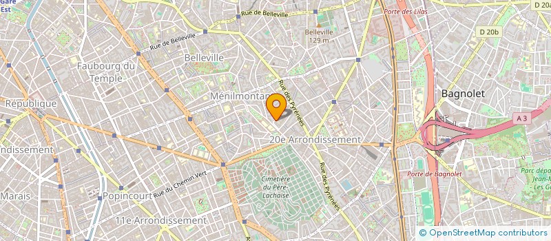 localisation de l'entreprise MONSIEUR FREDERIC CHAMPION à PARIS
