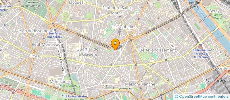 localisation de l'entreprise MONSIEUR FREDERIC CHANCLU  PARIS