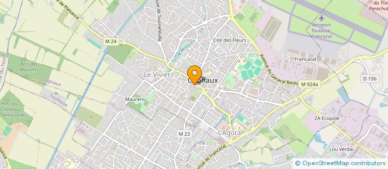 localisation de l'entreprise MONSIEUR FREDERIC CHANDECLERC à CUGNAUX