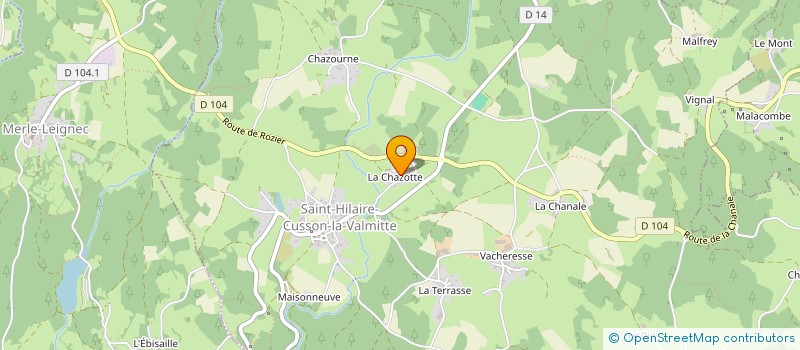 localisation de l'entreprise MONSIEUR FREDERIC CHANTEGRET  MONTARCHER