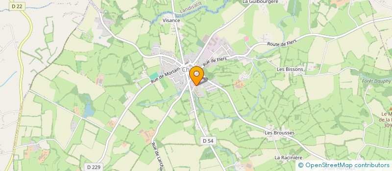 localisation de l'entreprise MONSIEUR FREDERIC CHANU à CHANU