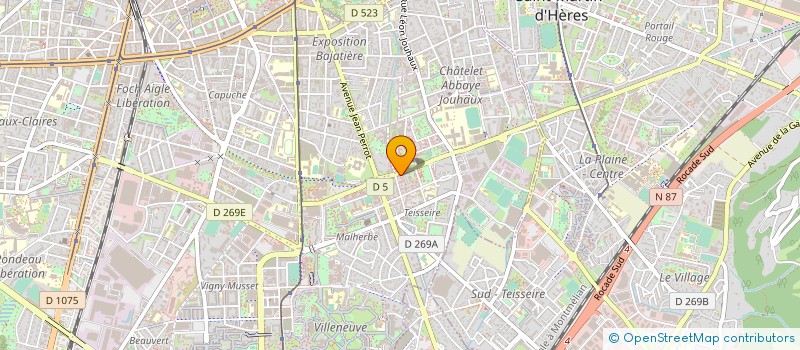 localisation de l'entreprise MONSIEUR FREDERIC CHANUT  GRENOBLE