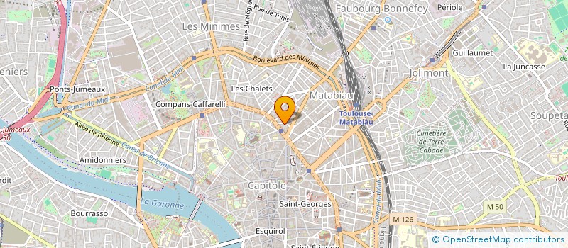 localisation de l'entreprise MONSIEUR FREDERIC CHAPELLE à TOULOUSE
