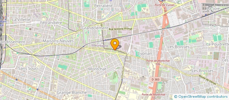 localisation de l'entreprise MONSIEUR FREDERIC CHAPERON à LYON