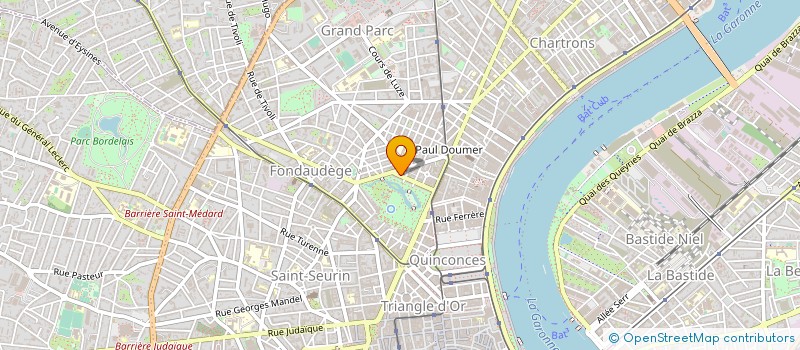 localisation de l'entreprise MONSIEUR FREDERIC CHAPON à BORDEAUX