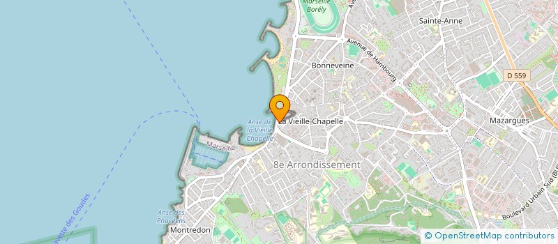 localisation de l'entreprise MONSIEUR FREDERIC CHAPPE à MARSEILLE