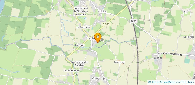 localisation de l'entreprise MONSIEUR FREDERIC CHAPUIS à CORMORANCHE-SUR-SAONE