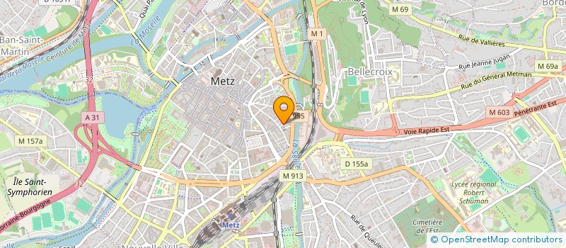 localisation de l'entreprise MONSIEUR FREDERIC CHARBONNIER  METZ