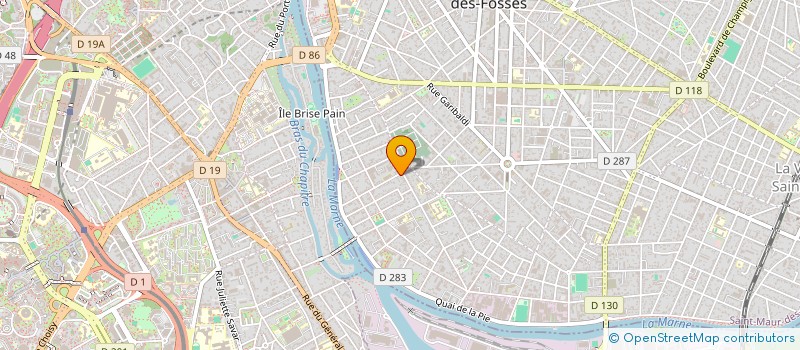 localisation de l'entreprise MONSIEUR FREDERIC CHARDONNET à SAINT-MAUR-DES-FOSSES