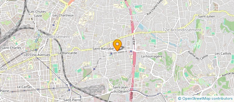 localisation de l'entreprise MONSIEUR FREDERIC CHARIOT  MARSEILLE