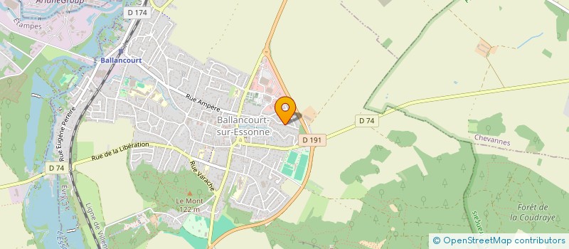 localisation de l'entreprise MONSIEUR FREDERIC CHARLAND à BALLANCOURT-SUR-ESSONNE