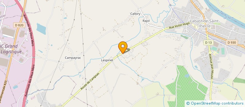 localisation de l'entreprise MONSIEUR FREDERIC CHARLES  NARBONNE