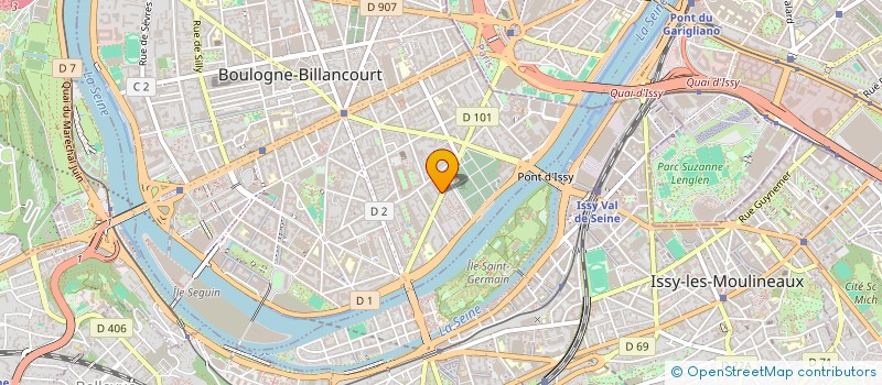 localisation de l'entreprise MONSIEUR FREDERIC CHARLES à BOULOGNE-BILLANCOURT
