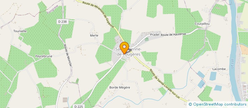 localisation de l'entreprise MONSIEUR FREDERIC CHARLET  SAINT-ETIENNE-DE-FOUGERES