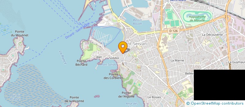 localisation de l'entreprise MONSIEUR FREDERIC CHARLOT  SAINT-MALO