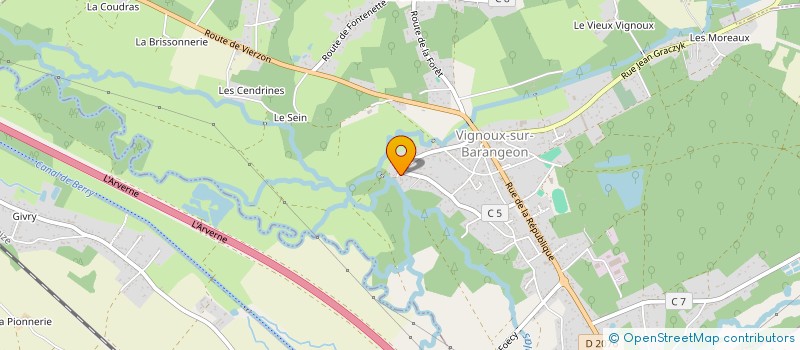 localisation de l'entreprise MONSIEUR FREDERIC CHARMONT  MEHUN-SUR-YEVRE