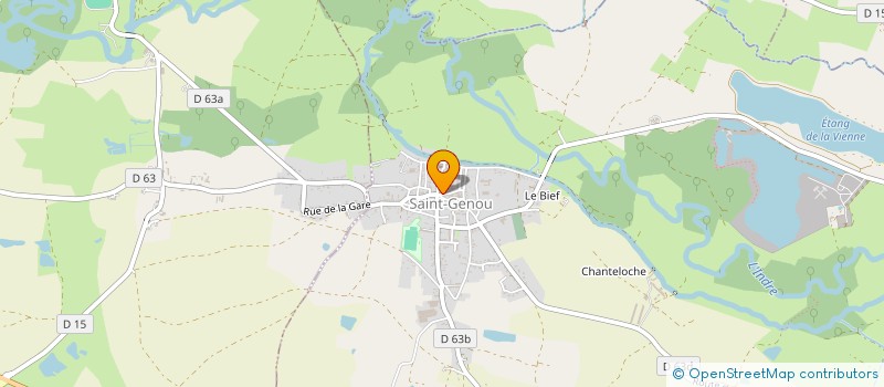 localisation de l'entreprise MONSIEUR FREDERIC CHARRAULT à SAINT-GENOU