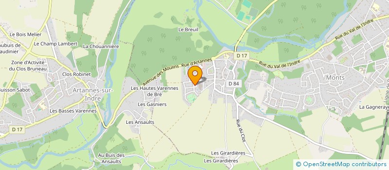 localisation de l'entreprise MONSIEUR FREDERIC CHARRE  MONTS