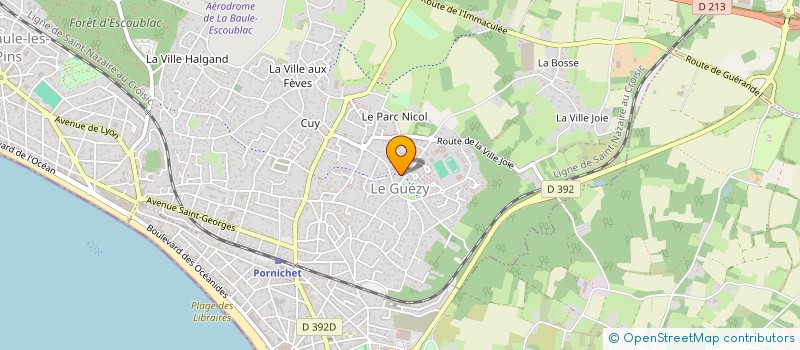 localisation de l'entreprise MONSIEUR FREDERIC CHARRIER  LA BAULE-ESCOUBLAC