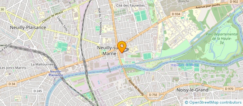 localisation de l'entreprise MONSIEUR FREDERIC CHARTIER à NEUILLY-SUR-MARNE