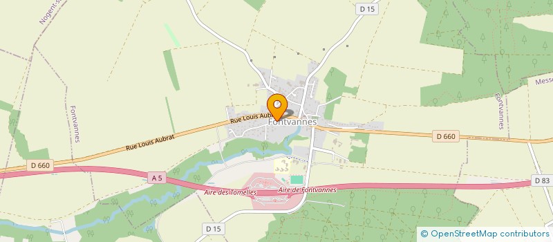 localisation de l'entreprise MONSIEUR FREDERIC CHARTIER  FONTVANNES