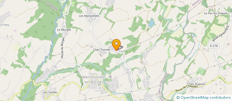 localisation de l'entreprise MONSIEUR FREDERIC CHARVIN  MENTHONNEX-EN-BORNES