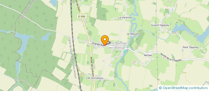 localisation de l'entreprise MONSIEUR FREDERIC CHARY  SAINT-BONNET-EN-BRESSE