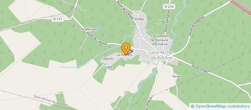 localisation de l'entreprise MONSIEUR FREDERIC CHASSAGNE  SAINT-MICHEL-DE-RIEUFRET