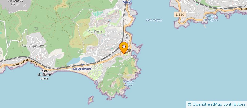 localisation de l'entreprise MONSIEUR FREDERIC CHASSE à SAINT-RAPHAEL