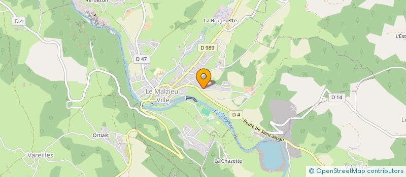 localisation de l'entreprise MONSIEUR FREDERIC CHASTANG  SAINT-PRIVAT-DU-FAU