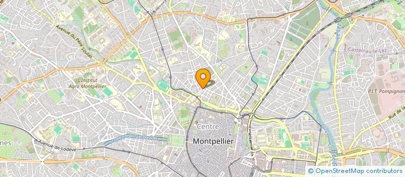 localisation de l'entreprise MONSIEUR FREDERIC CHASTELAS  MONTPELLIER