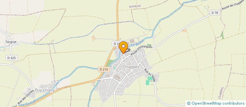 localisation de l'entreprise MONSIEUR FREDERIC CHATARD à CLERLANDE