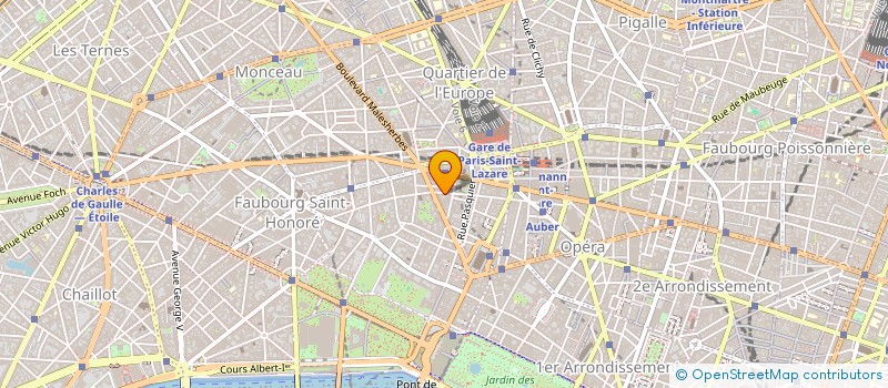 localisation de l'entreprise MONSIEUR FREDERIC CHATEAU  PARIS