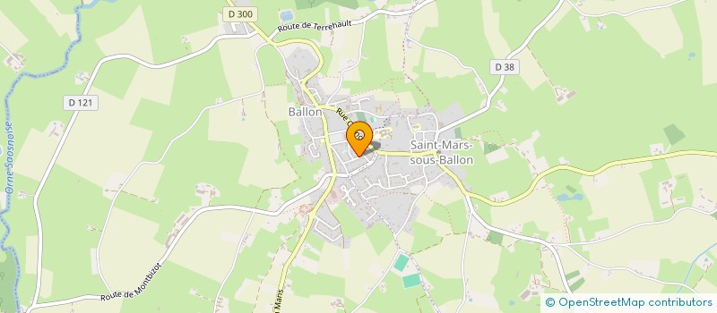 localisation de l'entreprise MONSIEUR FREDERIC CHATEAU  BALLON-SAINT MARS