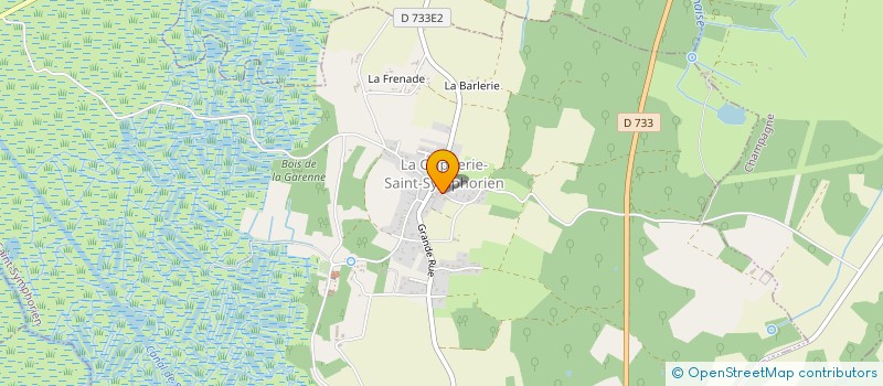 localisation de l'entreprise MONSIEUR FREDERIC CHATELLIER  LA GRIPPERIE-SAINT-SYMPHORIEN