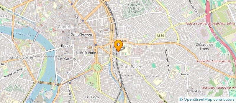 localisation de l'entreprise MONSIEUR FREDERIC CHATELUS  TOULOUSE