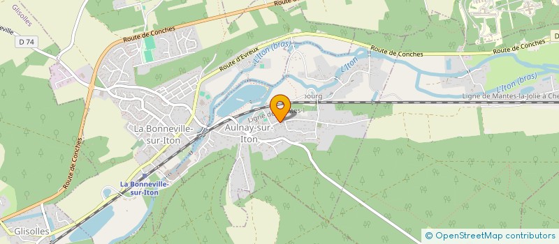 localisation de l'entreprise MONSIEUR FREDERIC CHAUME  AULNAY-SUR-ITON