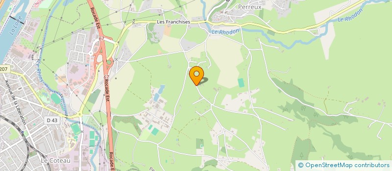 localisation de l'entreprise MONSIEUR FREDERIC CHAUMETTE  PERREUX